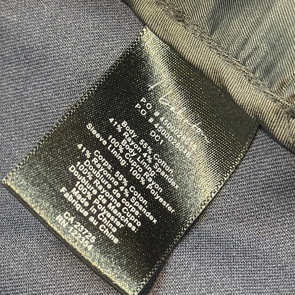 Aritzia Babaton Navy Blue Blazer Size 6 - Picture 7 of 7